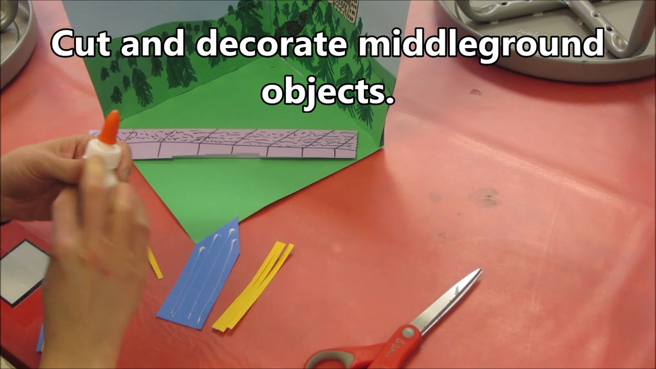 How to make a cut paper diorama