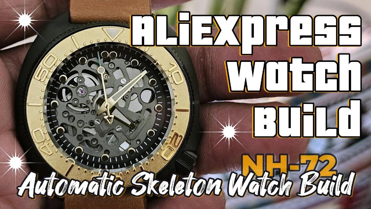 Я собрал часы своей мечты, используя детали с AliExpress - Сборка автоматических скелетонизирован...