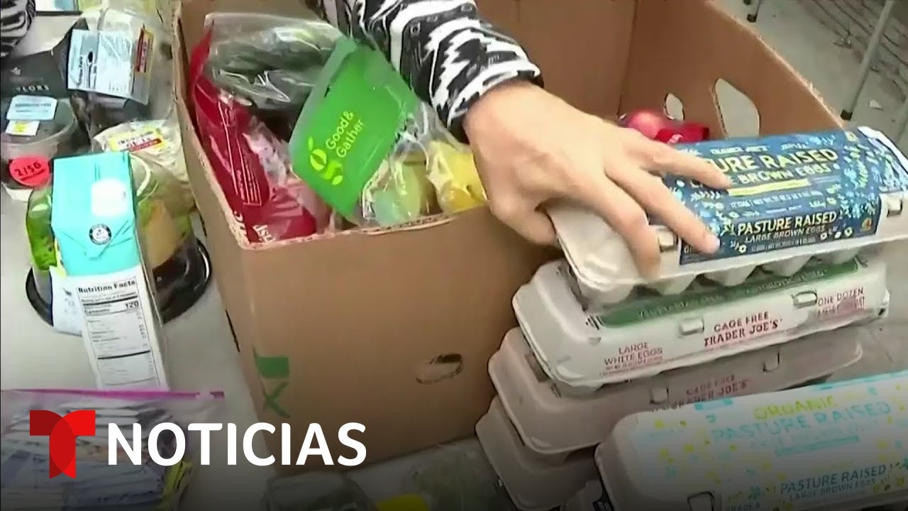 Bancos de alimentos son una solución para quienes tienen la tarjeta SNAP vacía | Noticias Telemundo