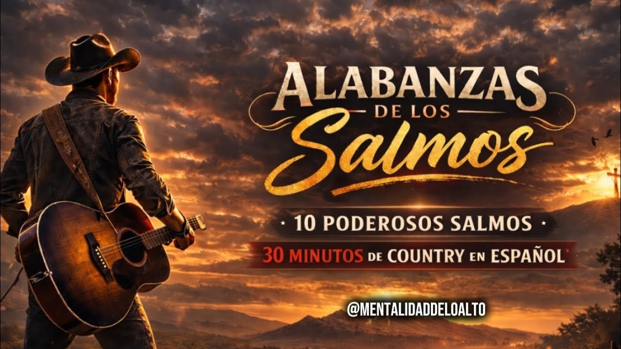 SALMOS COUNTRY CRISTIANO EN ESPAÑOL – 10 Poderosos Salmos | 30 Minutos de ALABANZAS COUNTRY. 🤠🔥