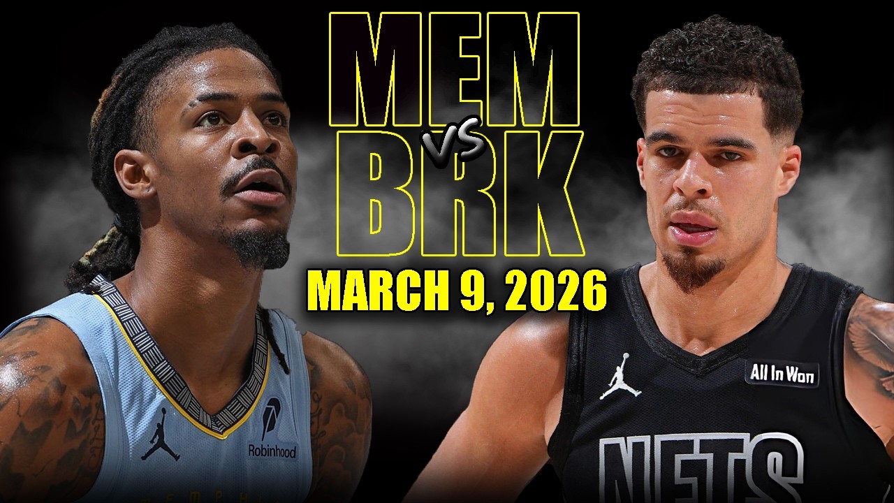 Memphis Grizzlies vs Brooklyn Nets Full Game Highlights – March 9, 2026 | NBA Season