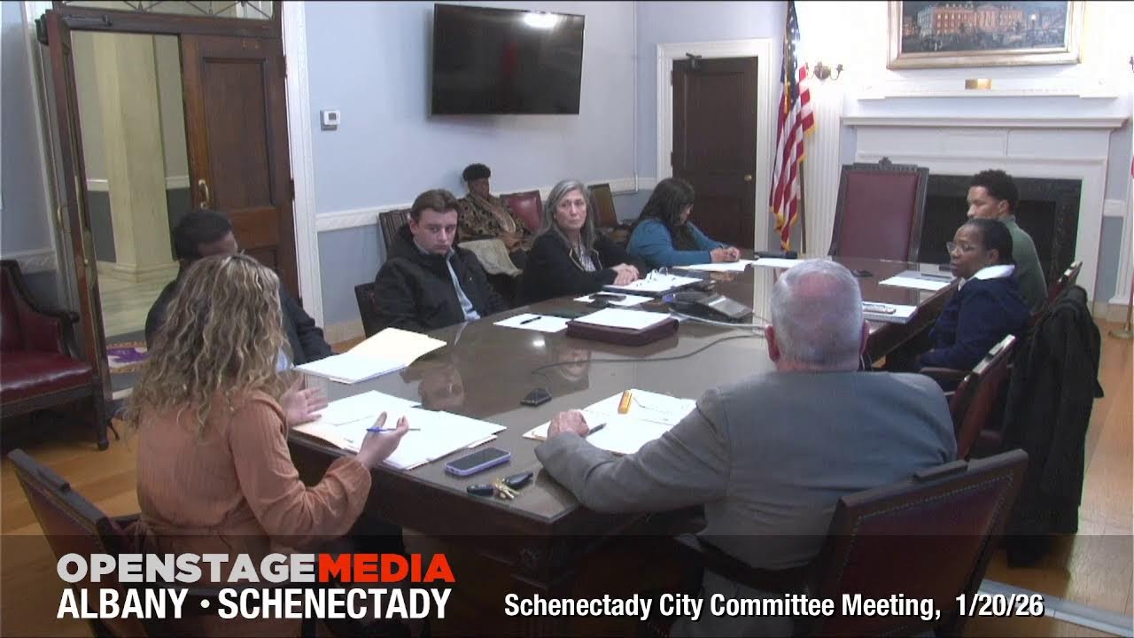 Schenectady City Council Committee Meeting, January 20, 2026