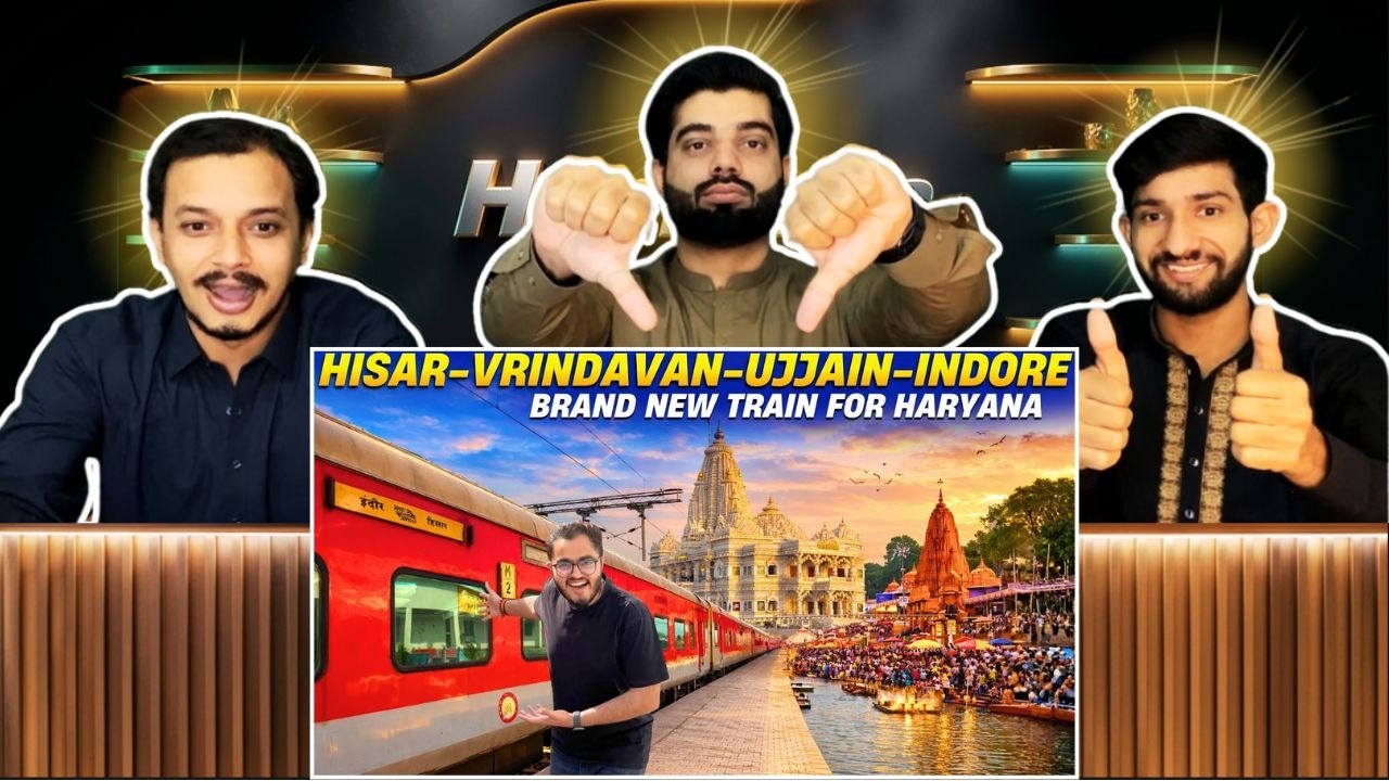 Reaction On Brand New Train Journey Hisar to Vrindavan | सफर | Pakistani Reaction 🔥