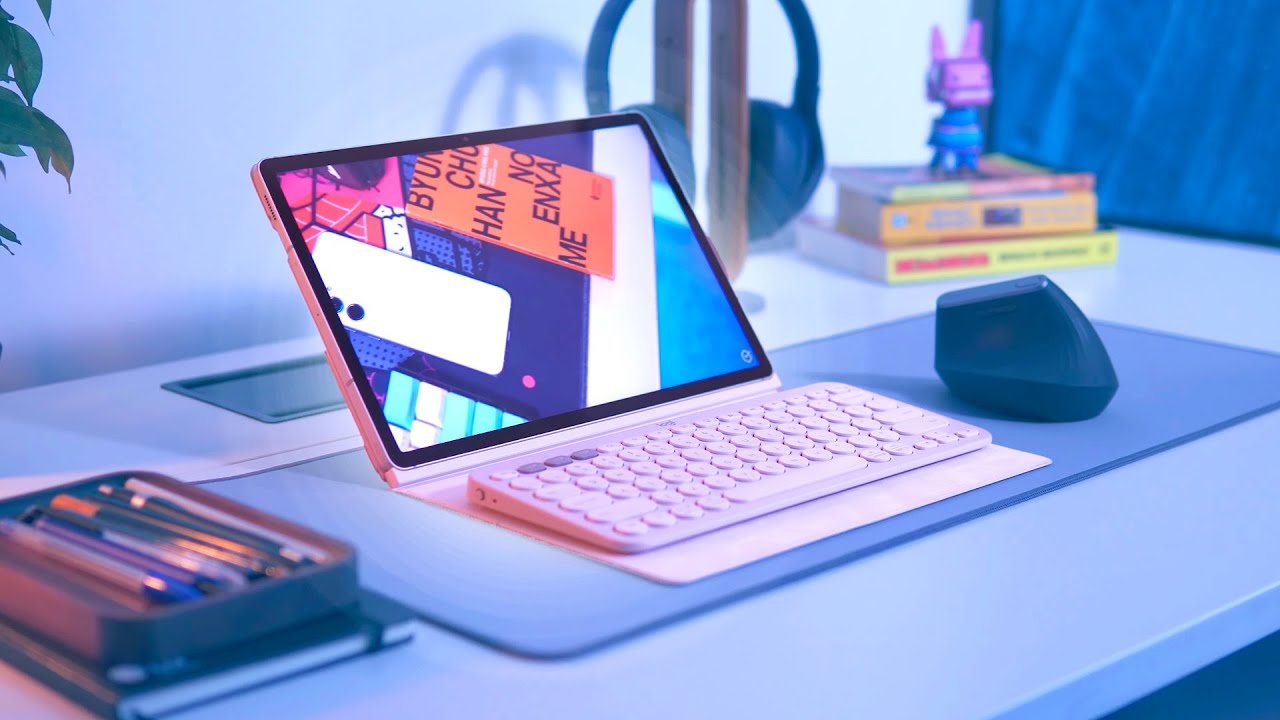 ADEUS NOTEBOOK! SETUP DE TRABALHO MINIMALISTA com o TABLET! (Galaxy Tab S9 FE+)