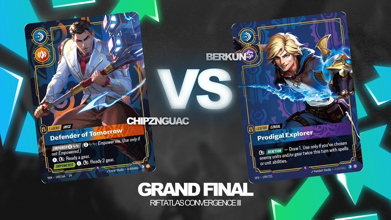 Riftbound Convergence #3 Grand Final: Chipznguac (Jayce) vs Berkun (Ezreal) | Rift Atlas