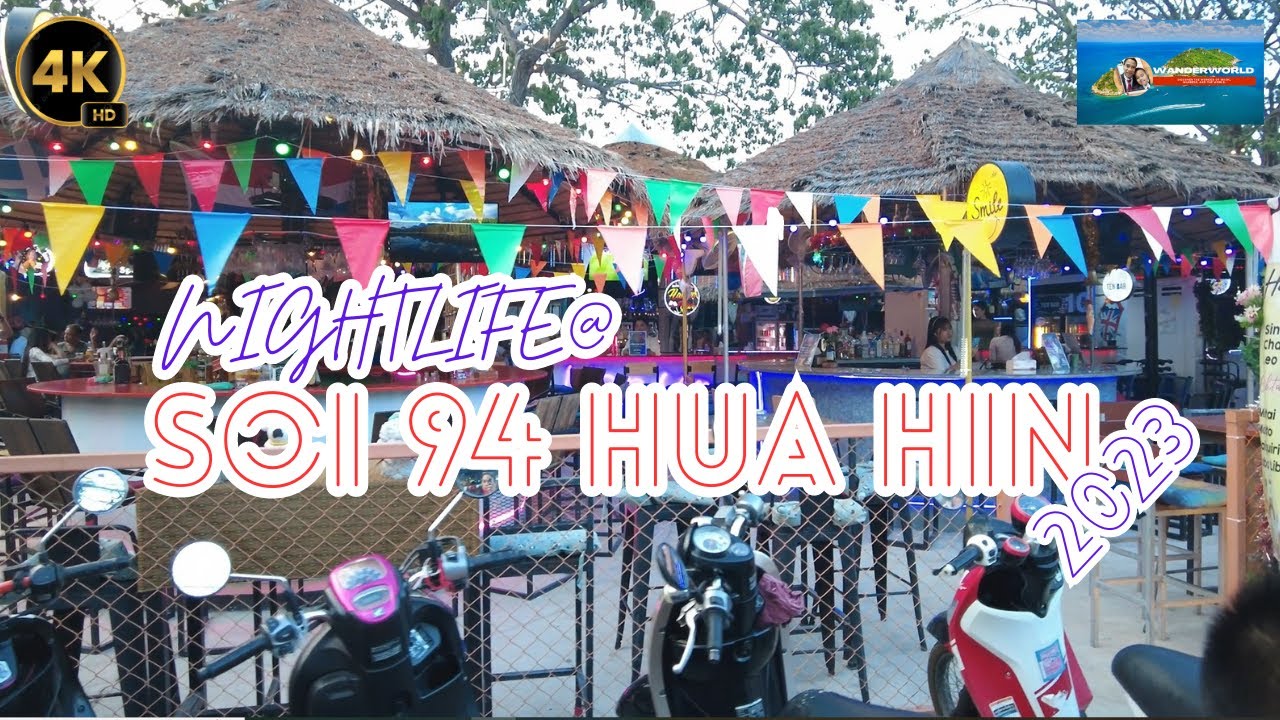 [4K 60fps] SOI 94 HUA HIN THAILAND WALKING TOUR 