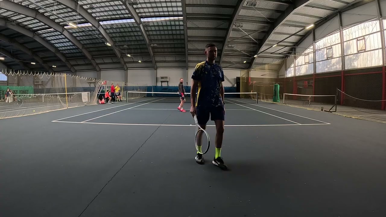 Double tennis: 3-team tournament tie-break games