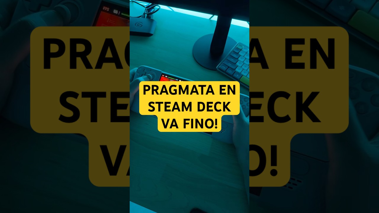 Pragmata en Steam Deck funciona realmente bien! 💙 #pragmata #demo #steamdeck