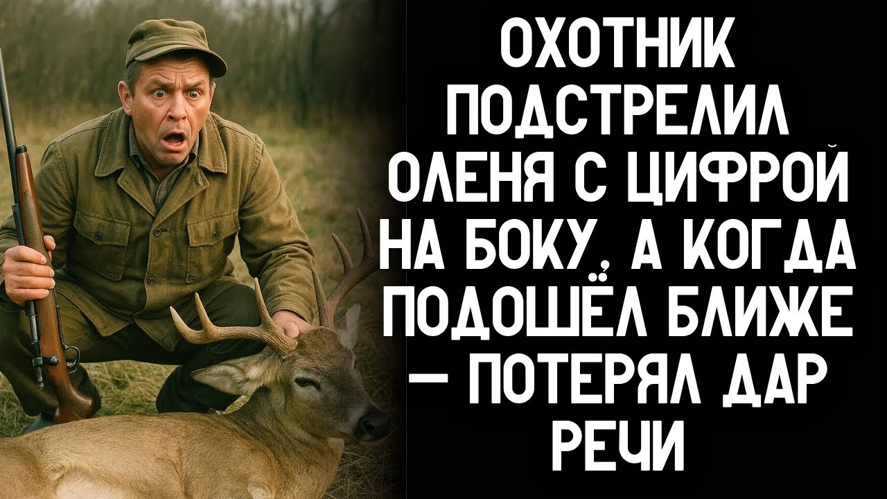 Охотник подстрелил оленя с цифрой на боку, а когда подошёл ближе — потерял дар речи...