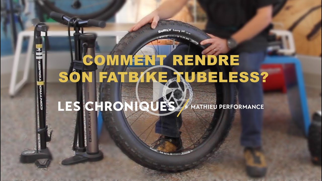 Comment rendre son fat bike tubeless? / How to set up your fat bike tubeless?