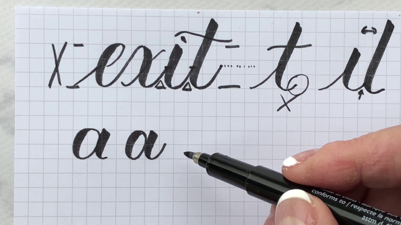 Calligraphy Mistakes: Stop Crowding Letters