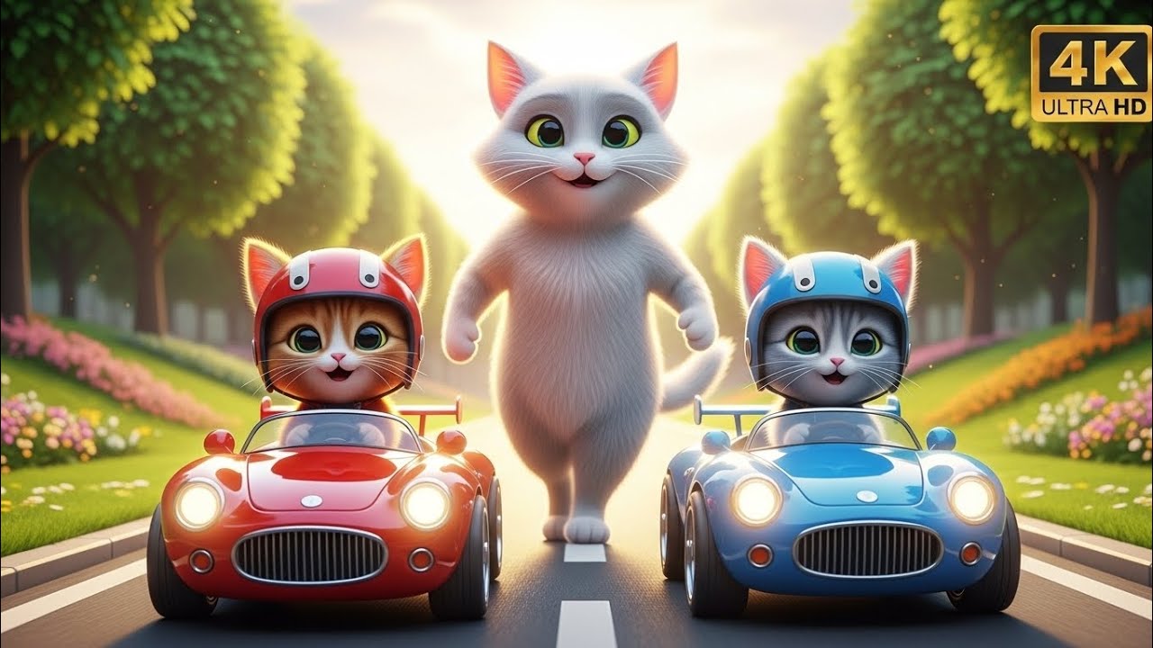 Mama Cat Saves Up to Buy Twin Racing Cars for Kitten’s Big Speed Dream 🏎️🐱✨ | Heartwarming Story