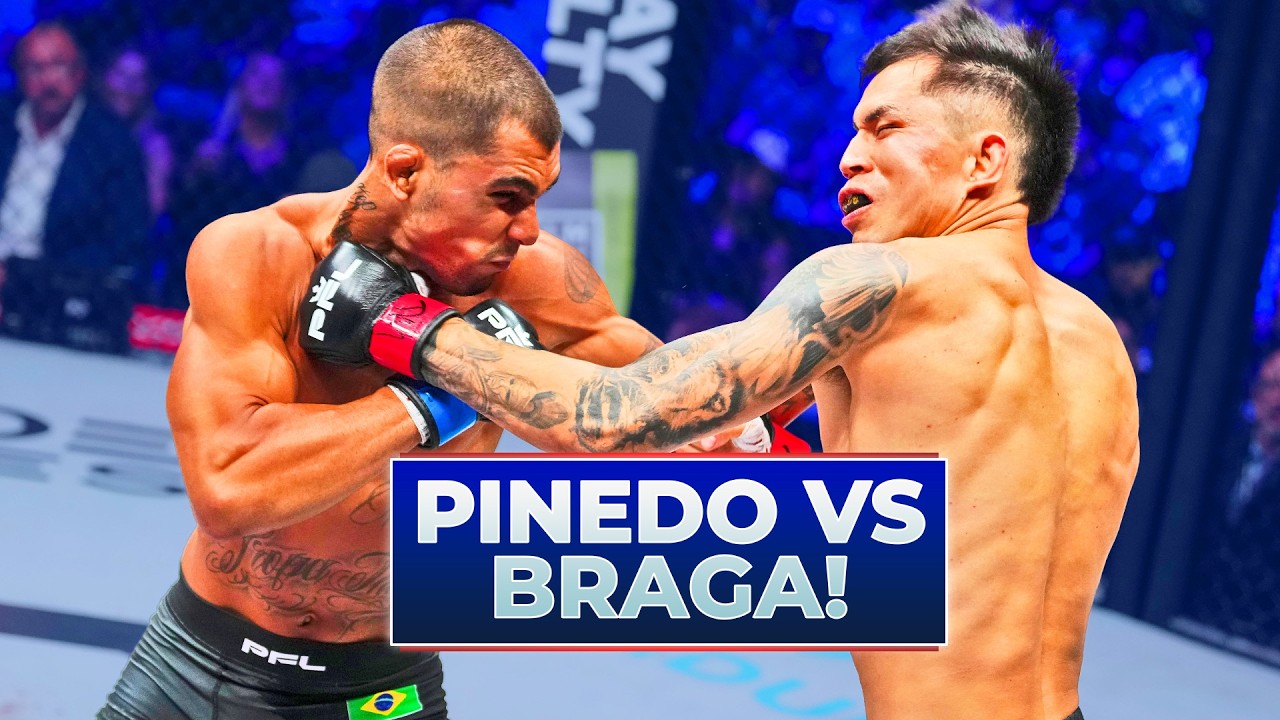 NAJBARDZIEJ ZACIĘTA TRYLOGIA W PFL! | Jesus Pinedo kontra Gabriel Braga | Rywalizacja