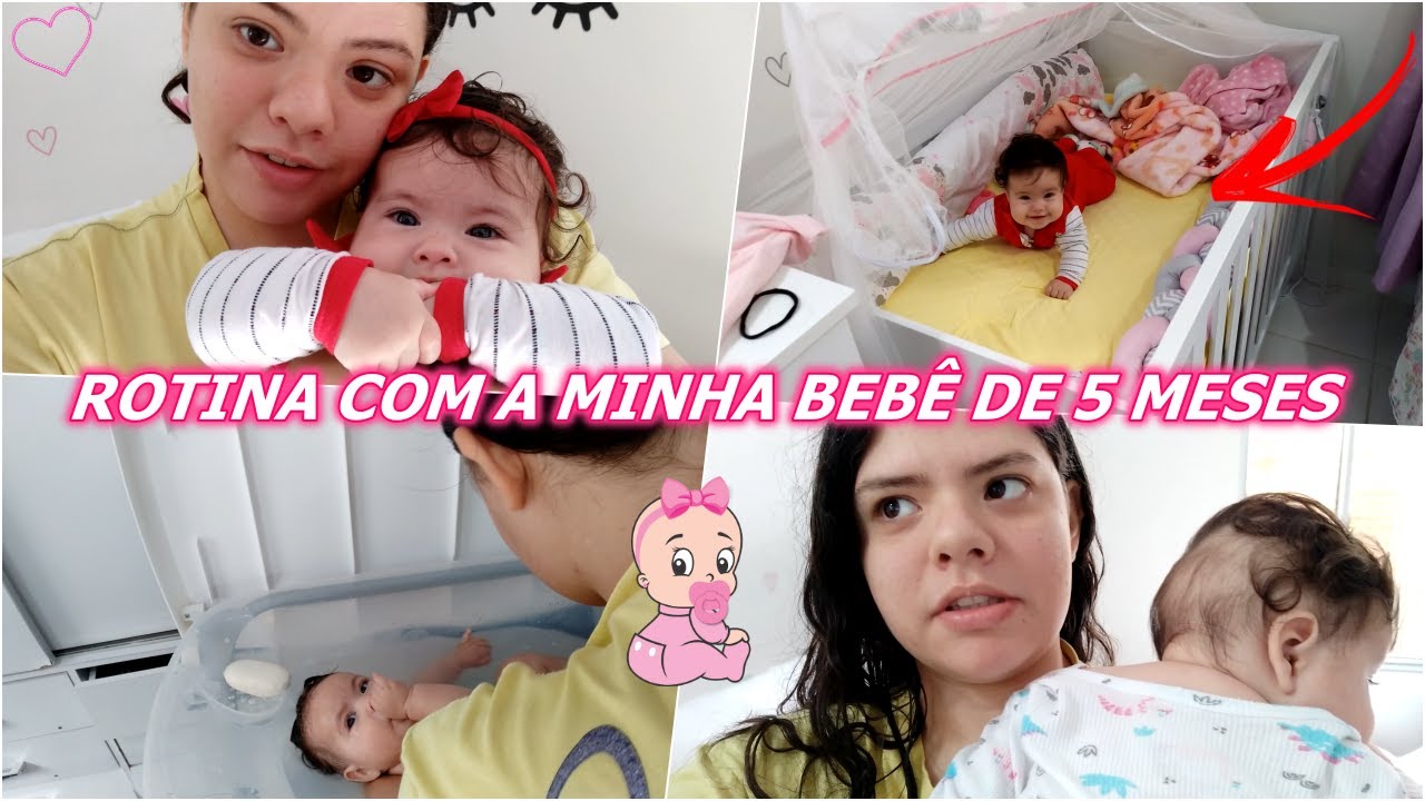 VLOG: ROTINA COMPLETA COM A MINHA BEBÊ DE 5 MESES (um dia inteiro) ❤ - THAIS GOMES