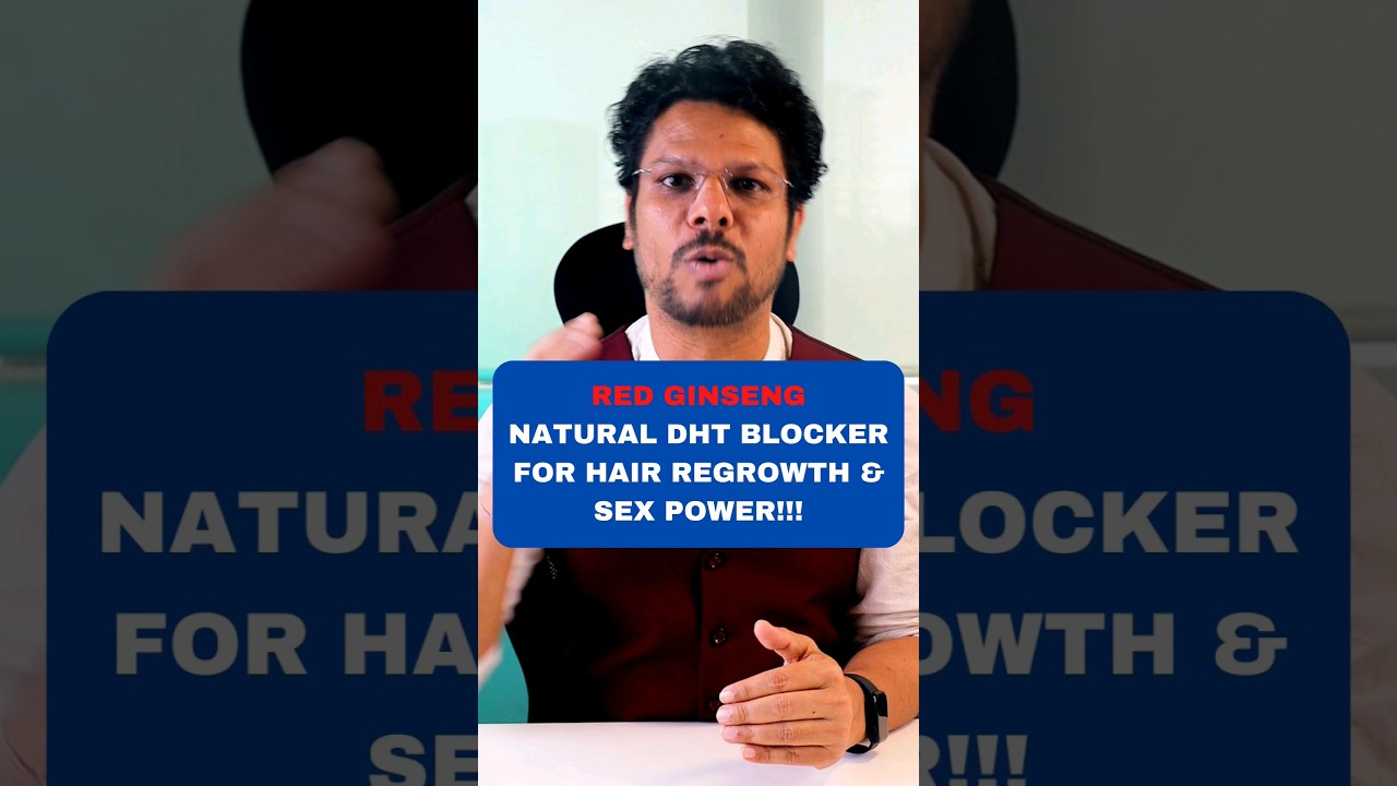 Red Ginseng Natural DHT Blocker for Hair Regrowth & Sex Power!! | Hair Loss | Hair Regrowth