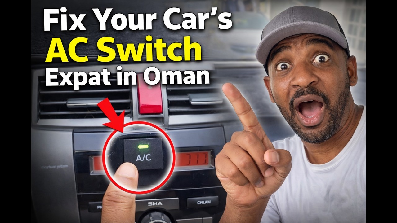 How to change Honda City&rsquo;s AC Switch 💡 + Secret to Free Internet in Dubai 🇦🇪