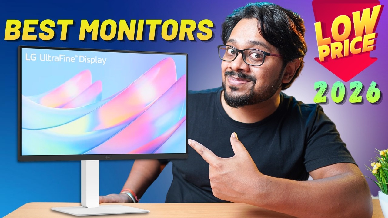 Best Monitors for Laptops & PC! सबके बजट में 💻 (10K to 20K) | Color Accurate & WFH