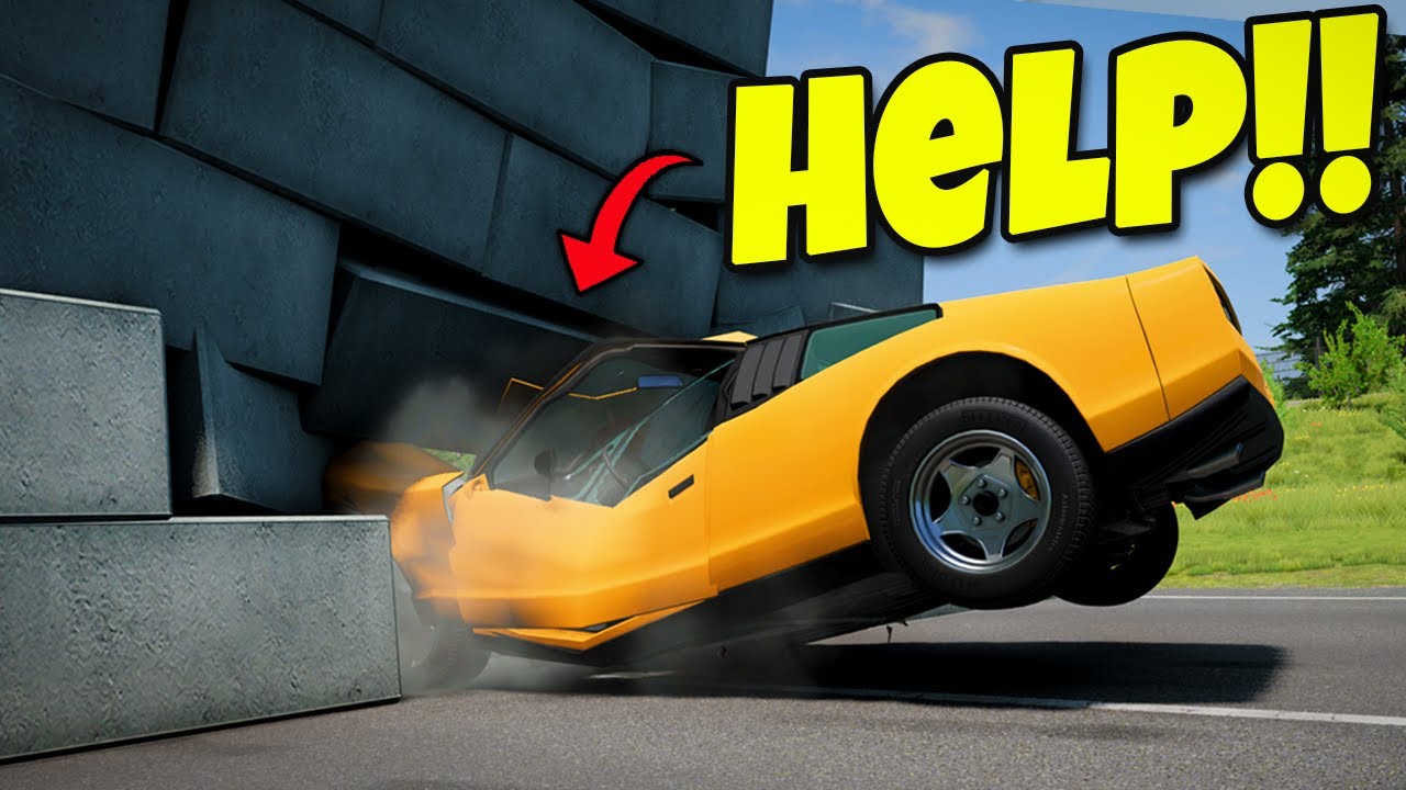 Can Any Car Survive a Concrete Wall? | BeamNG Drive
