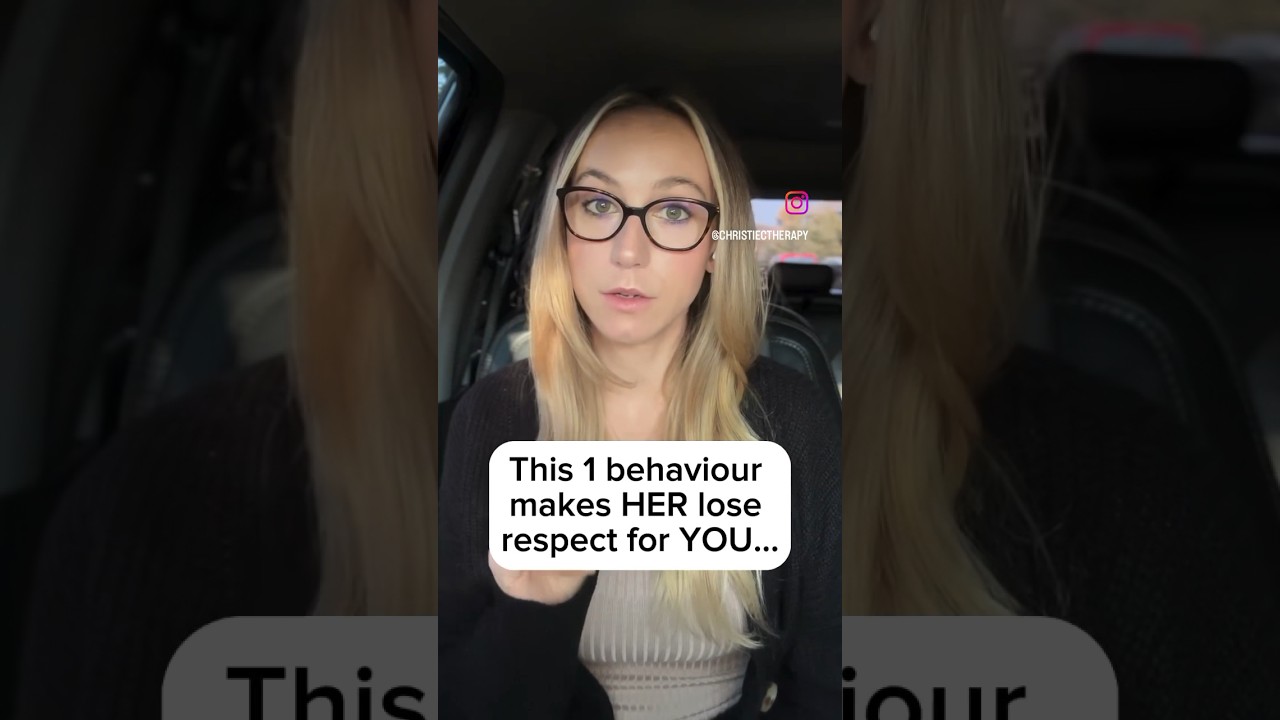 Это поведение заставляет ЕЕ терять уважение к ВАМ. 