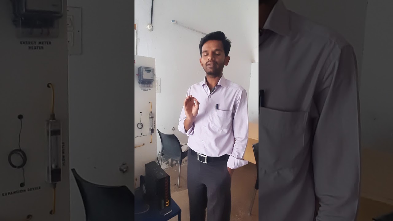 Experiment of COP of vapour compression Refrigerator
