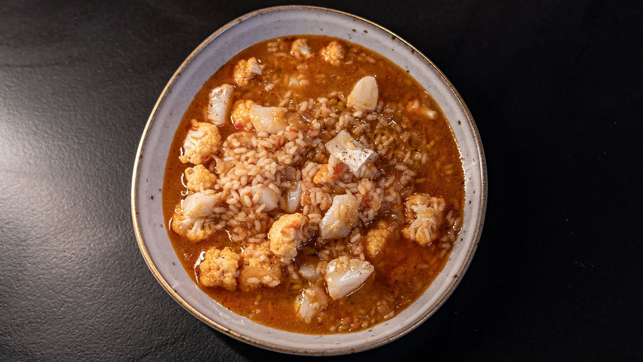 Arroz Meloso de Bacalao y Coliflor 🍚🐟🌿 | Hermanos Torres