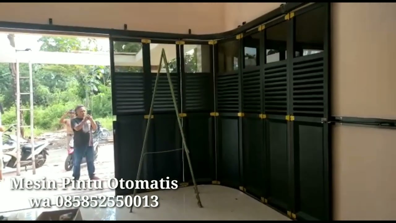 Pintu Handerson Remot Otomatis di Kudus Jawa Tengah
