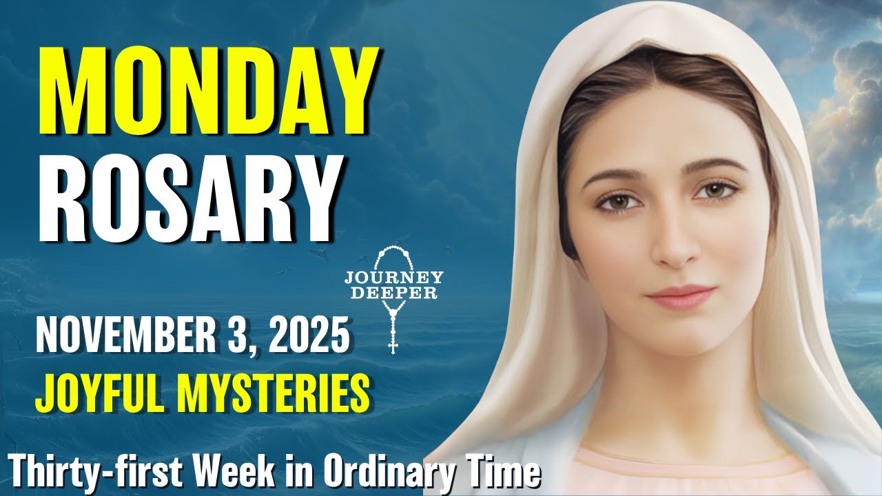 Monday Rosary 🤎 Joyful Mysteries of the Rosary 🤎 November 3, 2025 VIRTUAL ROSARY
