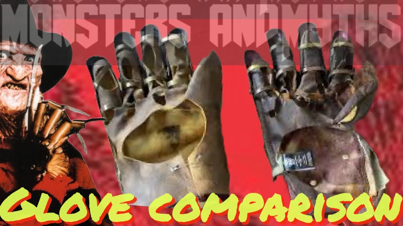 Trick or Treat Studios Nightmare on Elm street Part 1 Freddy Krueger Glove compared to NECA part 1