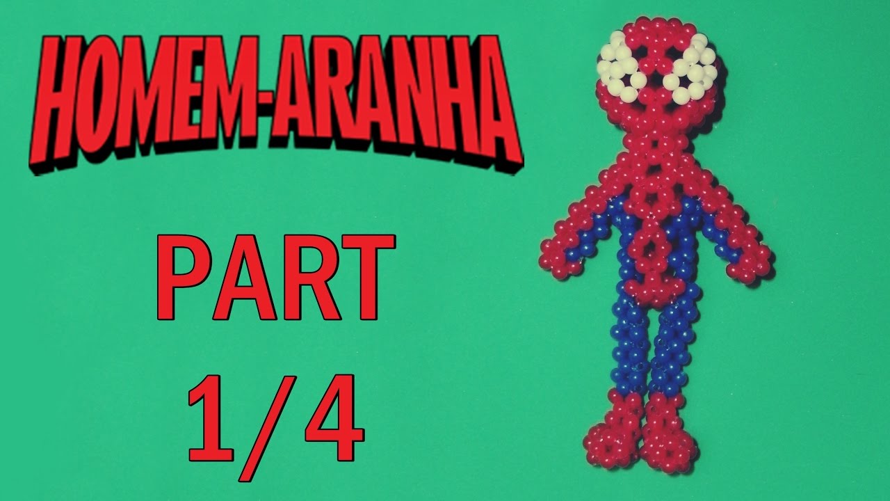 Homem-Aranha de miçangas - Part 1/4 - cabeça