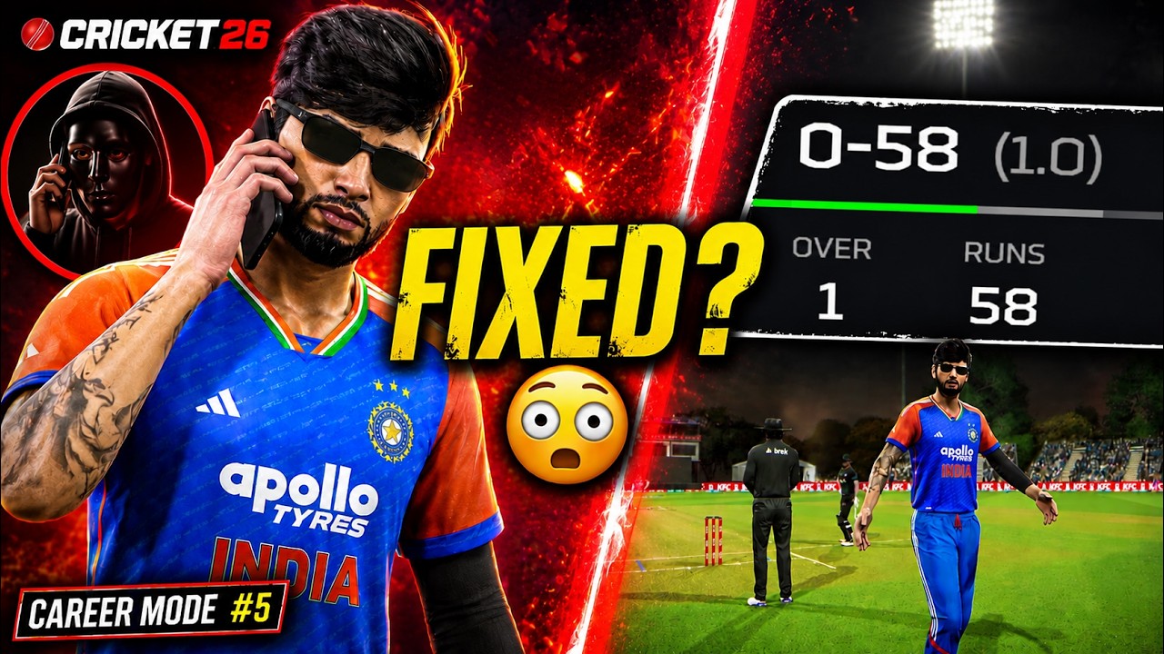 🔥 I FIXED A MATCH In Cricket 26 Career Mode..🤑 | Career Mode #5 | Cricket 26