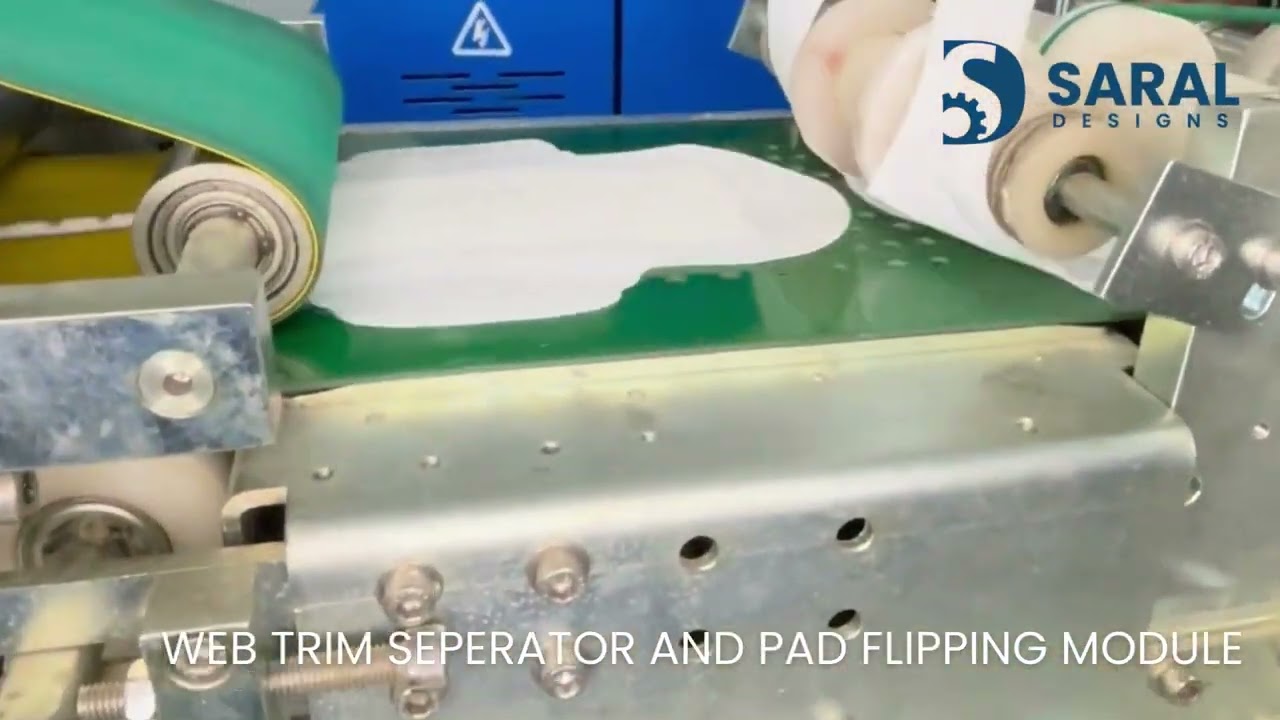 Made in India, State-Of-Art, Sanitary Napkin Making Machine - Swachh 5.1 Fully Integrated.