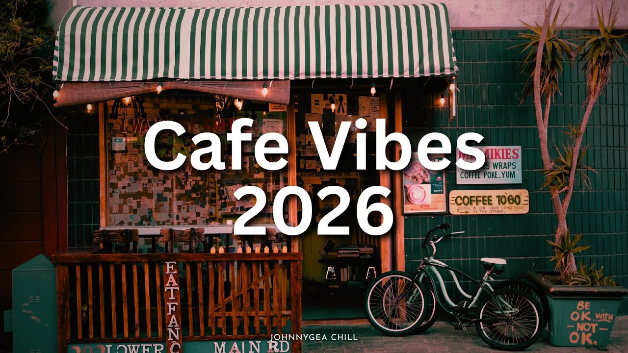☕ Cafe Vibe 2026 – Cozy Coffee Shop Music to Relax, Study & Work 📚🎶