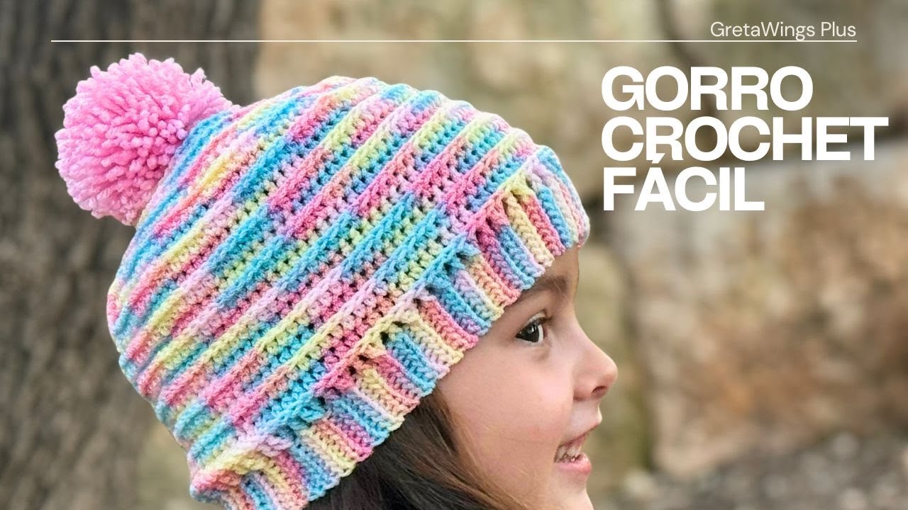Mi Nena lo Amó ❤️ | Gorro a Crochet SÚPER FÁCIL y Rápido de Tejer | Tutorial Completo