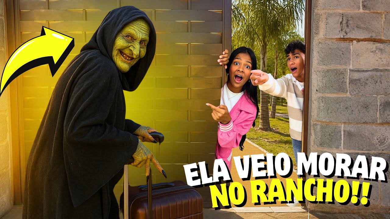 A VELHA DO RANCHO ESTÁ NO PORTÃO!! Ela quer morar aqui !!