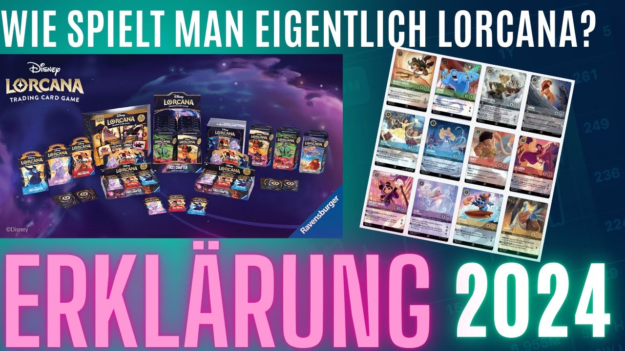 Wie spielt man Lorcana? | Erklärung 2024 mit allen Mechaniken! | Disney Kartenspiel