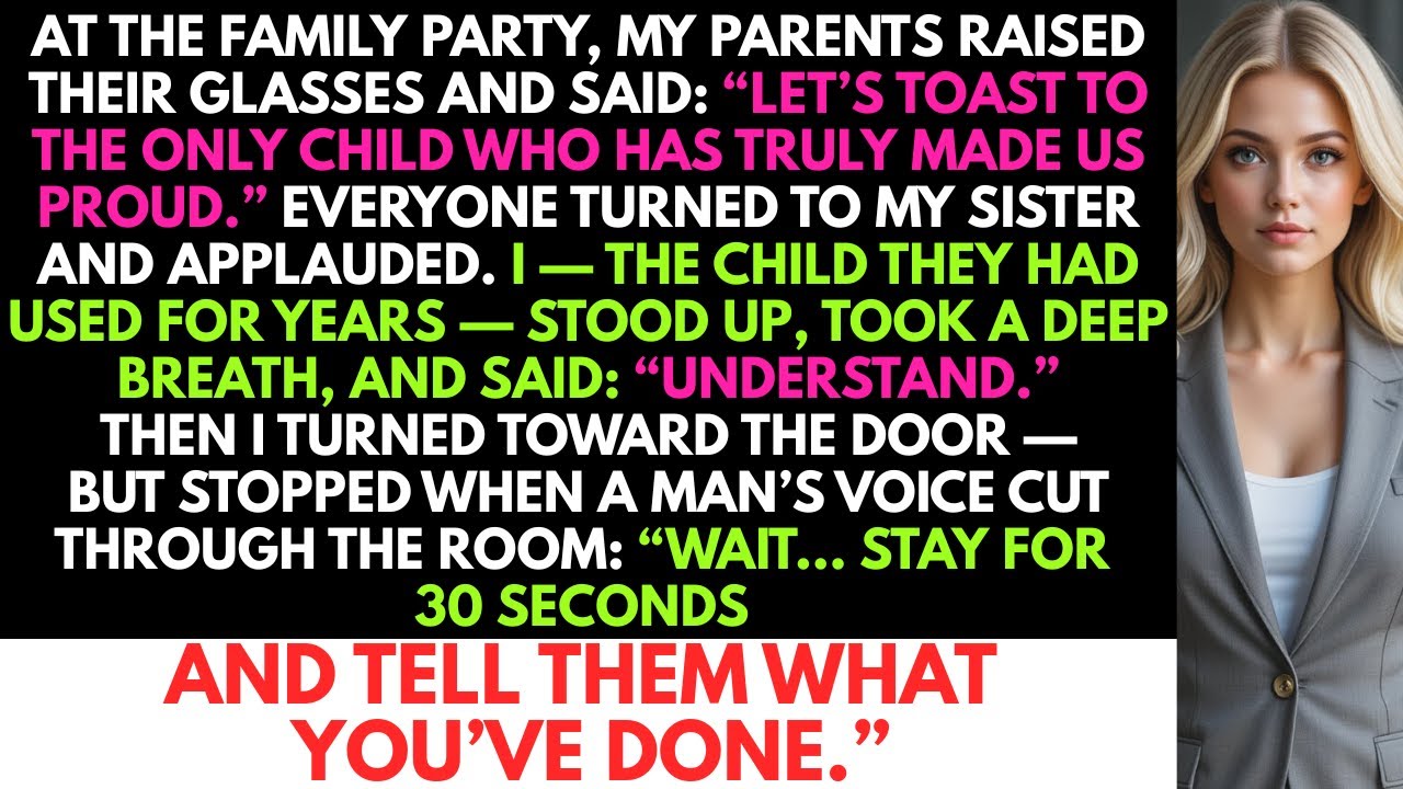 At The Family Party, My Parents Said, &ldquo;There&rsquo;s Only One Child In This Family&hellip;&rdquo; So I...