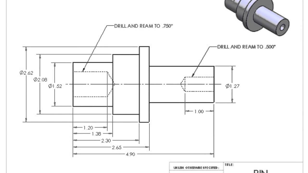 Notes for One-View Drawings