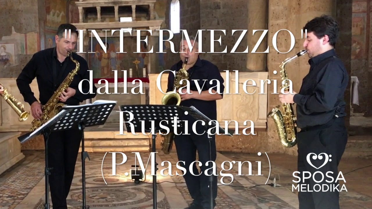 Intermezzo – Cavalleria Rusticana (Mascagni) – Sax Quartet Live | Musica Cerimonia Matrimonio Roma