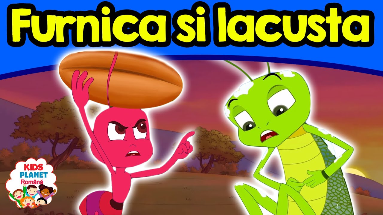 Furnica si lacusta | Povesti Pentru Copii | Basme În Limba Română | Desene Animate