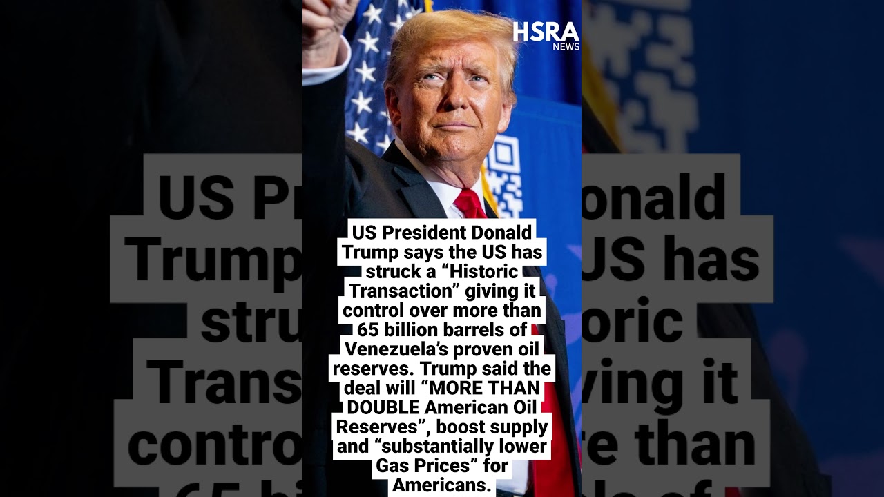 Trump Announces Deal to Control 65 Billion Barrels of Venezuela Oil