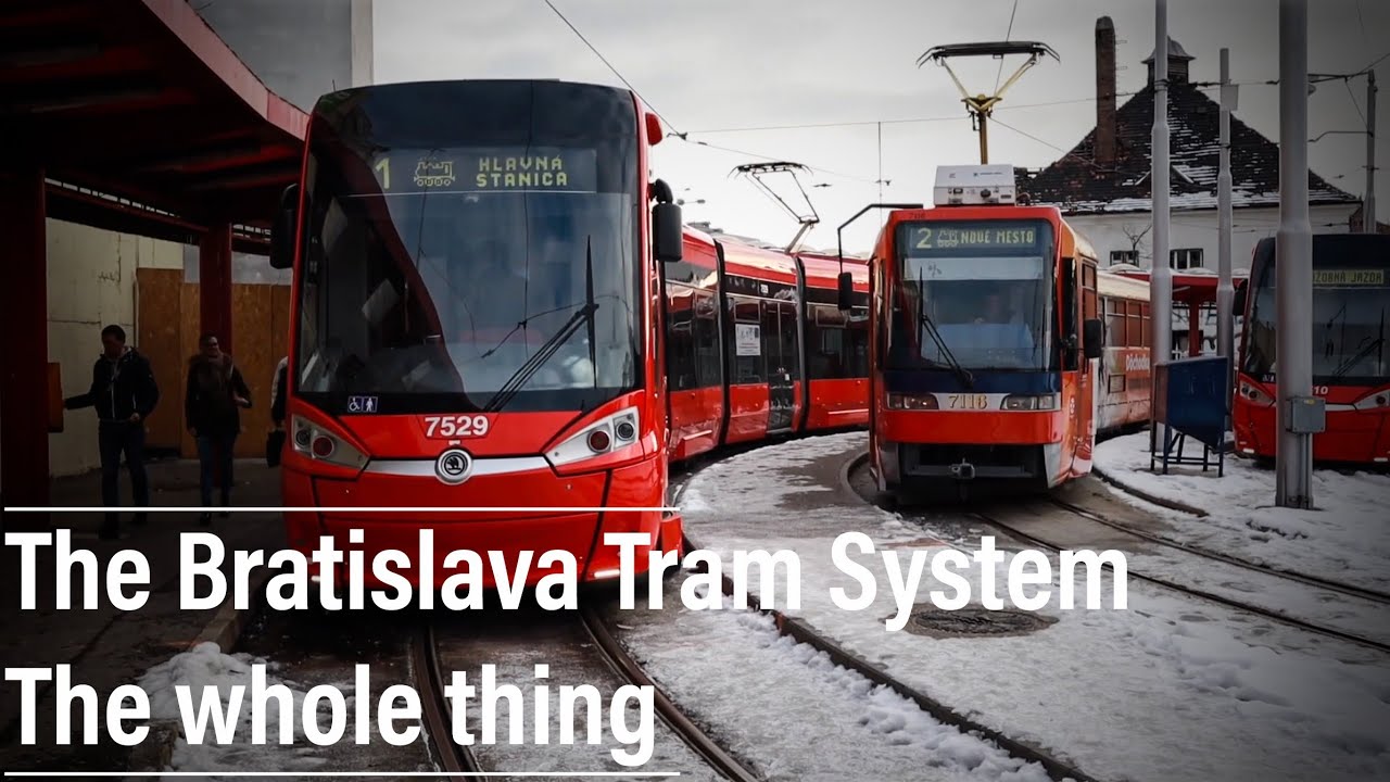 Visiting all the Bratislava Tram Stops