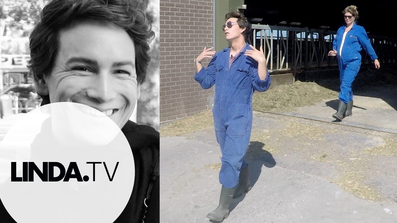 Pauline en Mika melken koeien. Dit wil je niet missen.  || MAN UP MIKA || LINDA.
