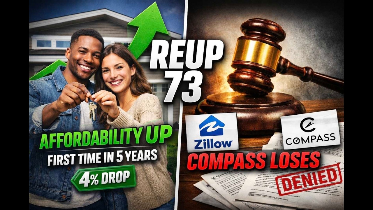 REUP 73 | Income Needed to Buy Drops 4% + National Flood Insurance Crisis Looms