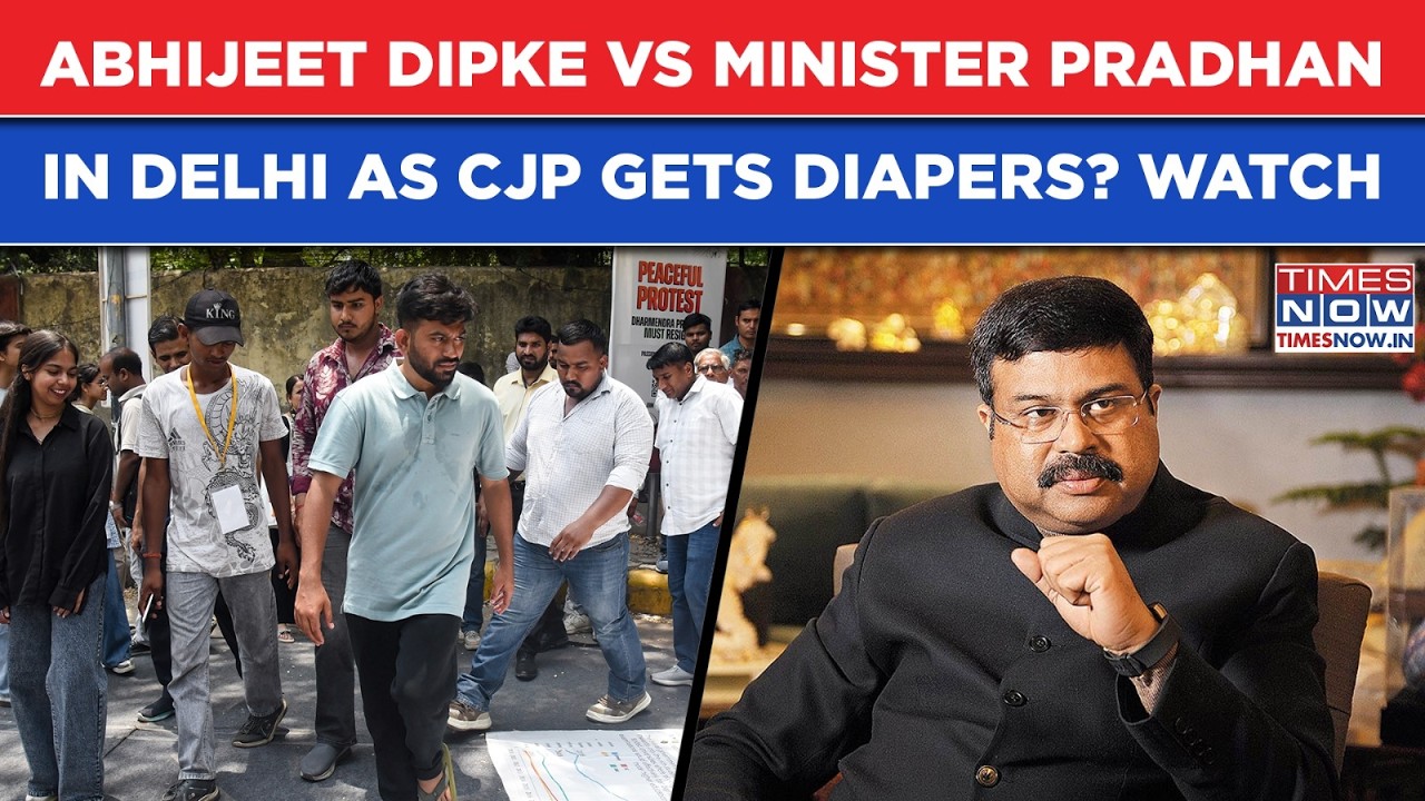 CJP&rsquo;s Abhijeet Dipke Vs Minister Pradhan Amid Cockroach Janta Party's 'Diaper' Protest In Delhi?