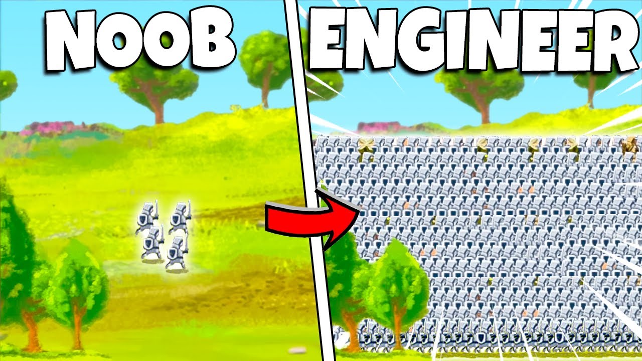 Creating the BIGGEST ARMY possible to win!