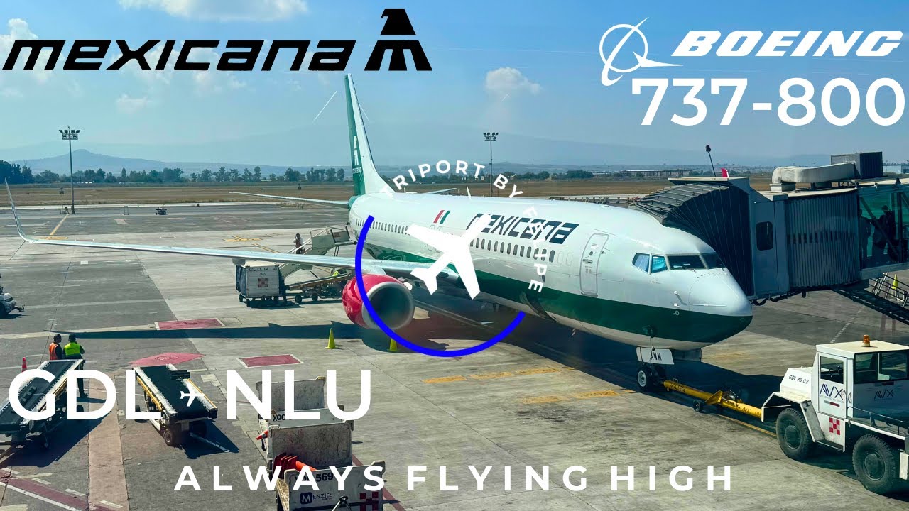 TRIP REPORT | Mexicana de Aviación | Boeing 737-800 NG | Guadalajara - Ciudad de México AIFA | 4K