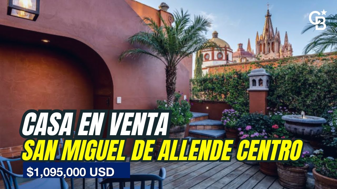 Casa en Venta en el Centro de San Miguel de Allende Vista a la Parroquia, lujo colonial