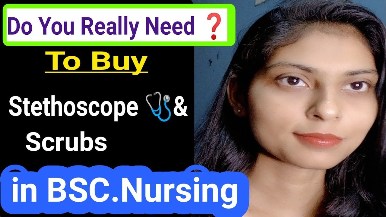 Stethoscope 🩺 and Scrubs In Nursing||When NURSING students wear Scrubs❓||#reality ||#bscnursing||