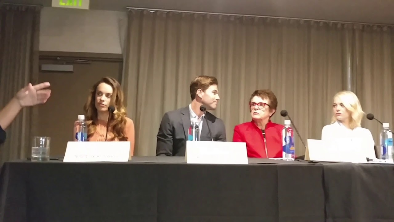 Battle of the Sex Press Junket part 1