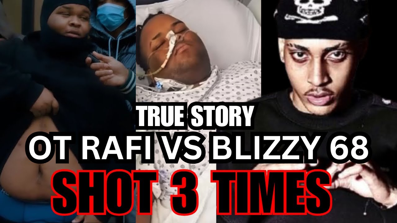 SHOT 3 TIMES IN THE STOMACH : OT RAFI VS BLIZZY 68  #Spanishdrill #Laja #Blackydrippy